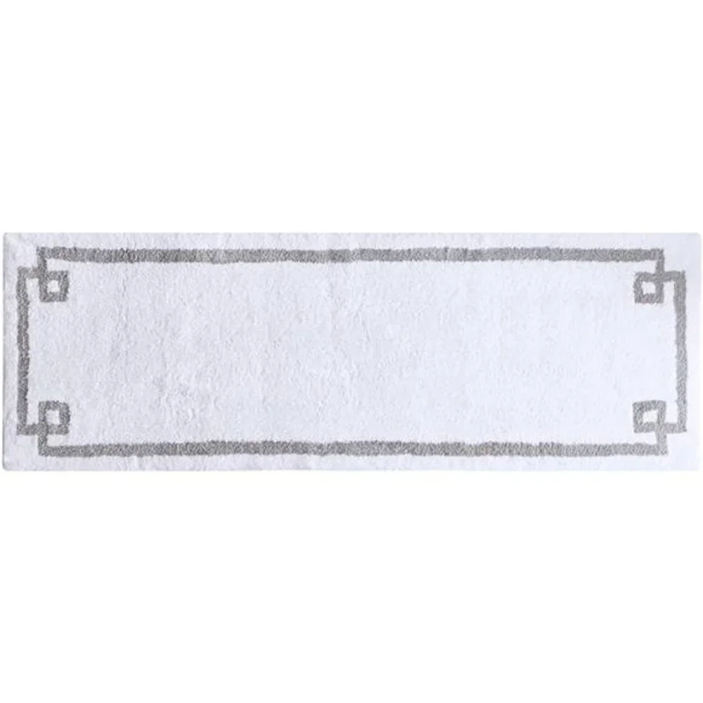 100% Cotton Bathroom Rug Non Slip Backing-Luxrurious Tufted Plush Bath Mat